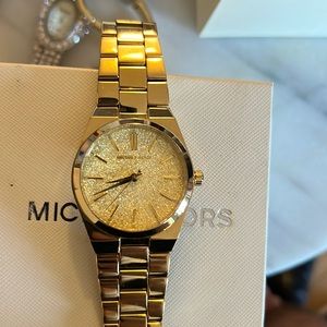 Gold michael kors watch